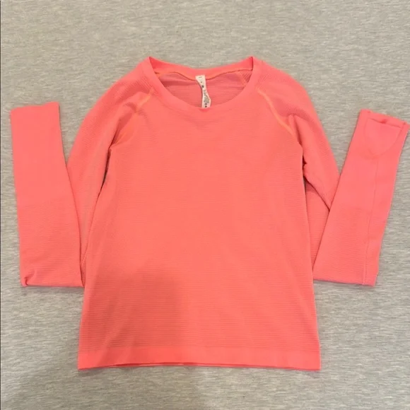 Lululemon Swiftly Tech 2.0 Long Sleeve Top 🩷🧡 - Picture 2 of 4
